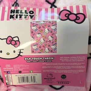 Hello Kitty Pink Silk Touch Throw Blanket